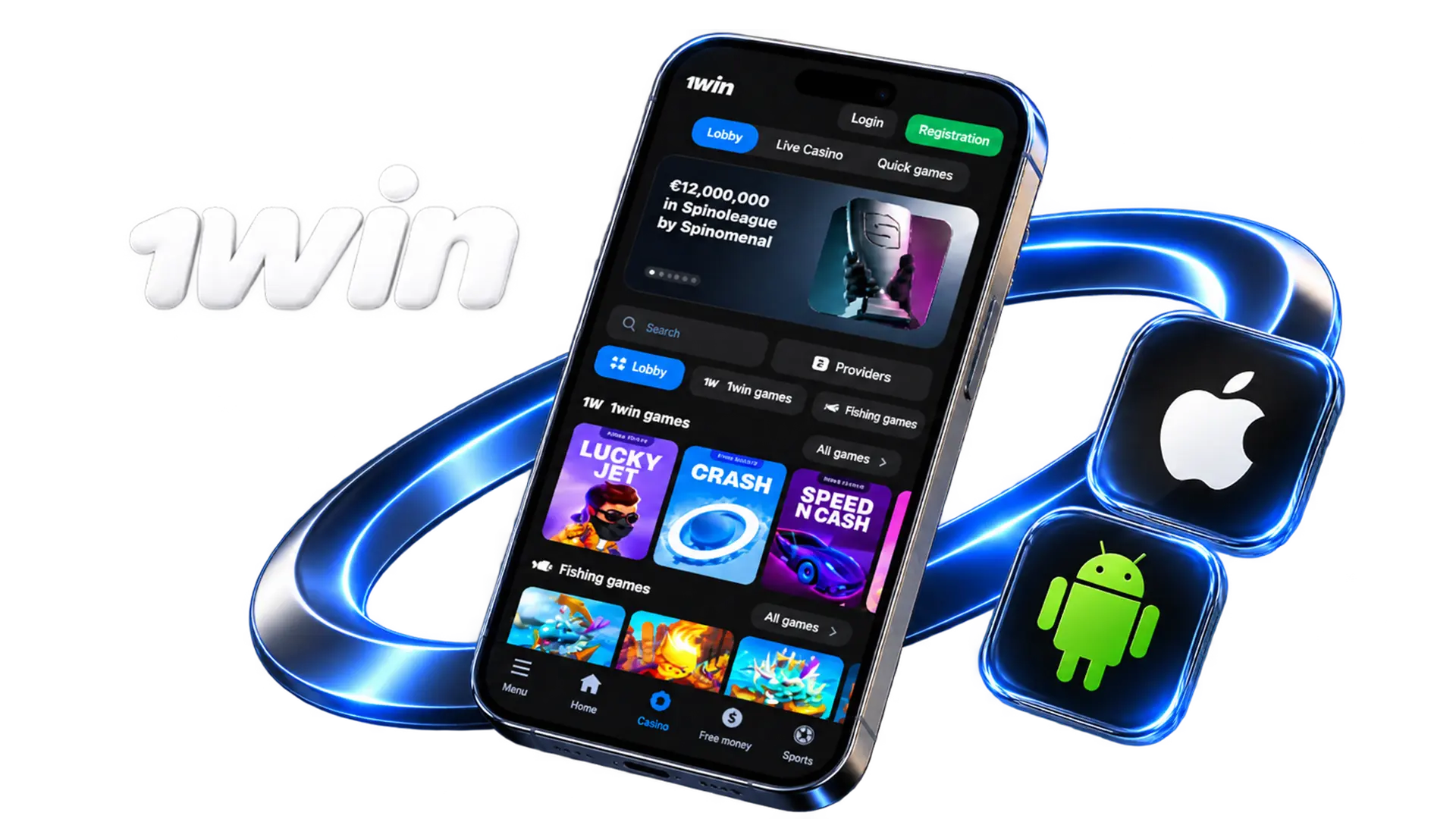 Download the 1win APK in Malaysia and win.