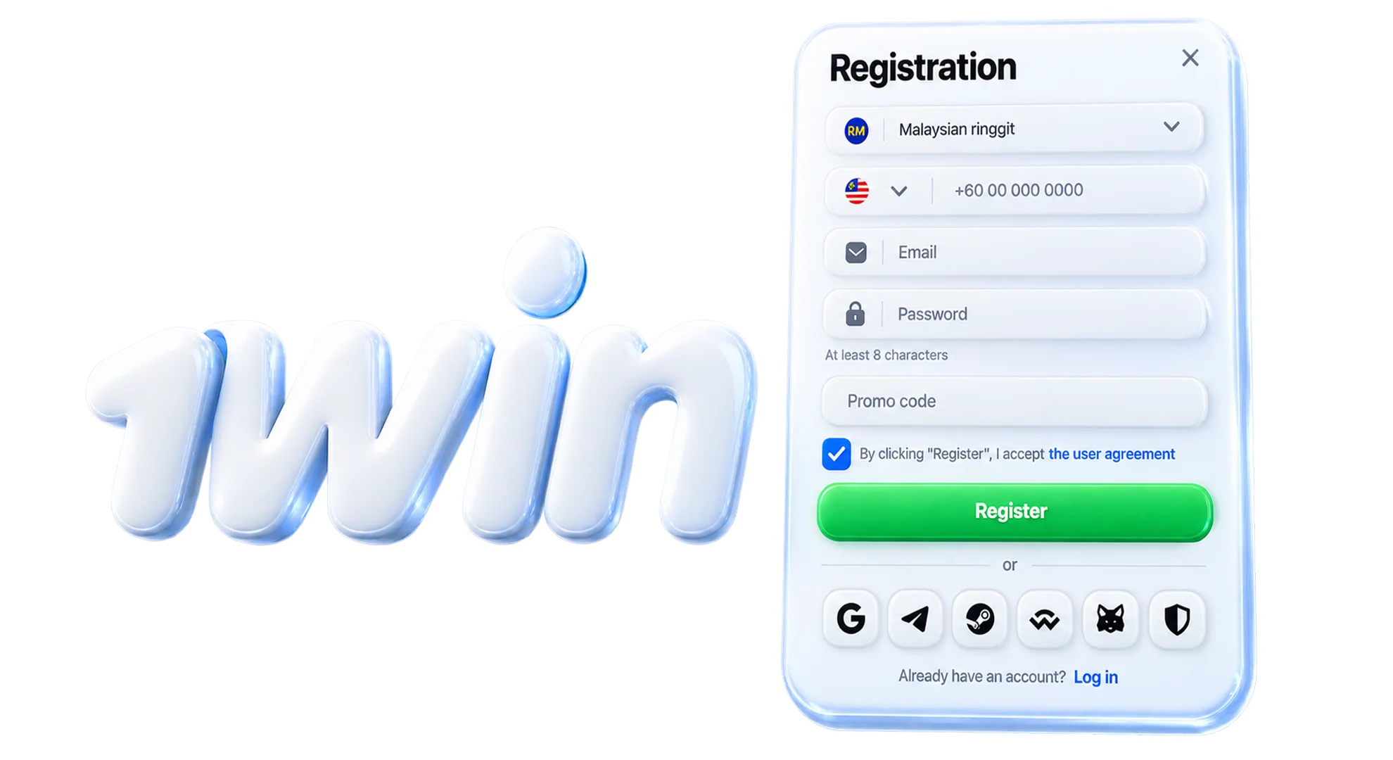 Sign up and complete the verification process on 1win Malaysia.